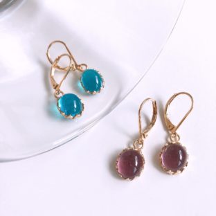 非公開: 【Elodie Pavie】フレンチオーバルピアス/2color