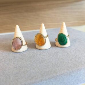 【Elodie Pavie】Bigオーバルリング/13号サイズ