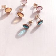 【Elodie Pavie】オーバルピアス/3color