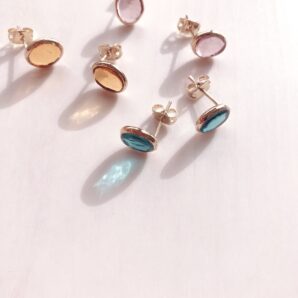 【Elodie Pavie】オーバルピアス/3color
