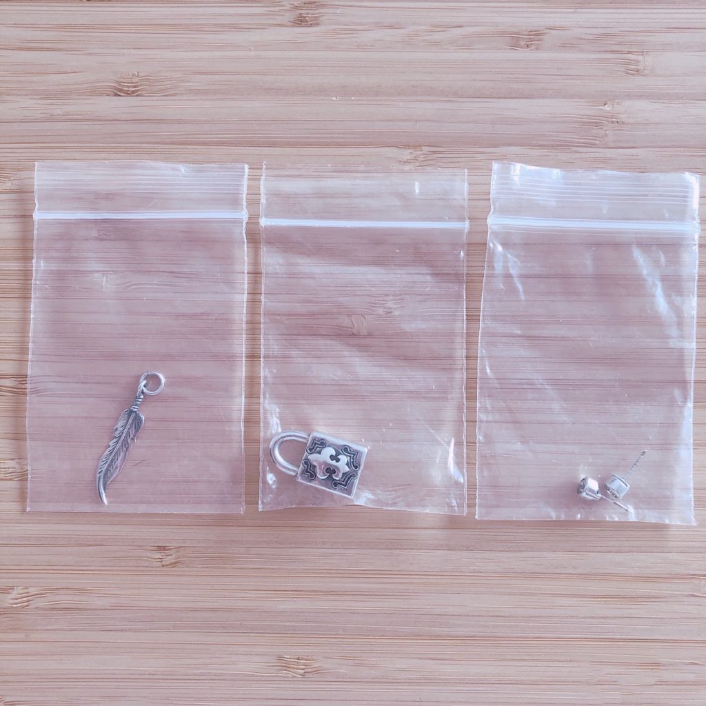 シルバーアクセサリーの保管