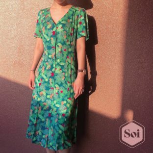 非公開: 【Soi PARIS(ソワパリ)】タイガー柄ロングワンピース