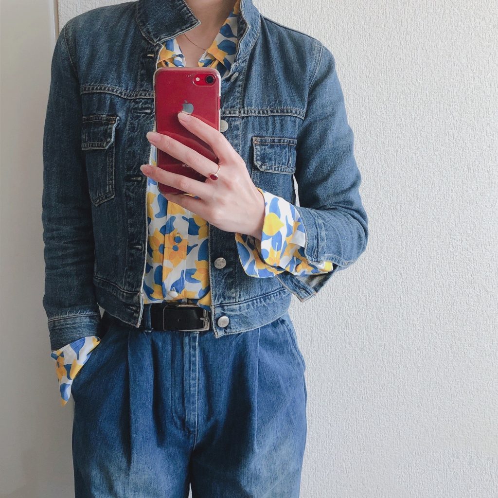 ソワパリ　デニムコーデ