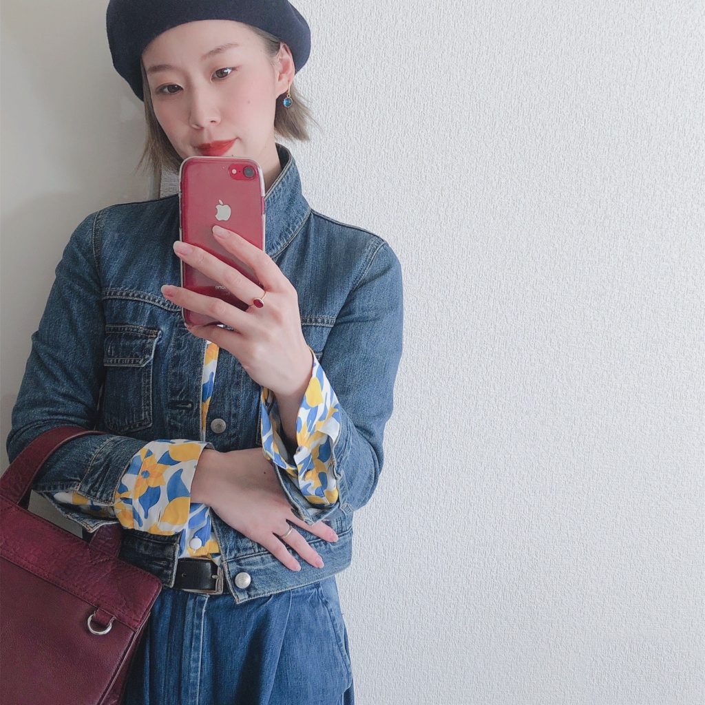 ソワパリ　デニムコーデ