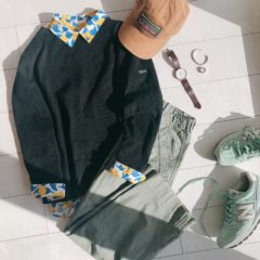 30代からのシャツコーディネート　カットソー編