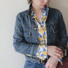 30代からのシャツコーディネート　デニムジャケット編