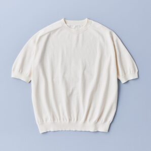 Linen Ya(リネンヤ)クルーネック半袖ニット