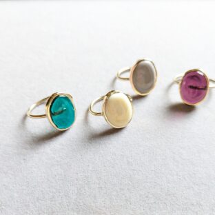 非公開: 【Elodie Pavie】Bigオーバルリング/フリーサイズ