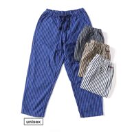 TIGRE BROCANTE(ティグルブロカンテ)ヒッコリータゴサクロングパンツ/男女兼用