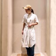 TIGRE BROCANTE(ティグルブロカンテ)ナチュラル綾デニム2wayワンピース