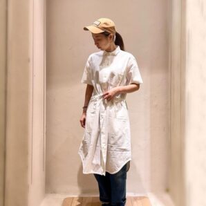 TIGRE BROCANTE(ティグルブロカンテ)ナチュラル綾デニム2wayワンピース