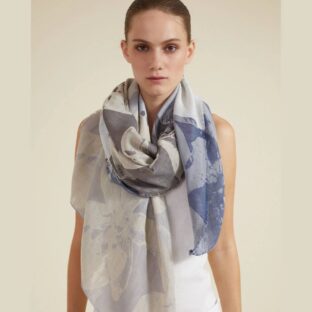 TRAITS PARIS　大判シルクコットンストール/2color