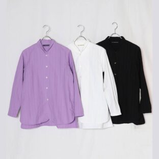 TIGRE BROCANTE(ティグルブロカンテ)ショールカラーロングシャツ