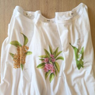 非公開: NARU(ナル)フラワープリントT