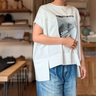 PASSIONE(パシオーネ)ドルマンプリントTシャツ