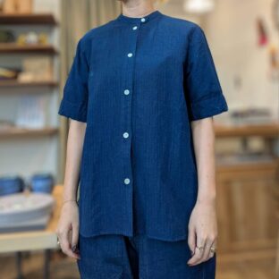 TIGER BROCANTE(ティグルブロカンテ)ピンカラーロングシャツ