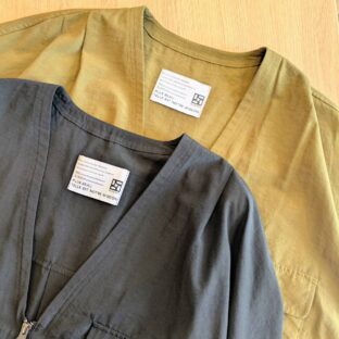 PASSIONE(パシオーネ)Vネックナイロンジャンパー