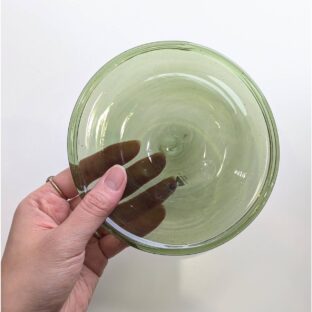 La Soufflerie(ラ･スフルリー)16cmガラス皿/グリーン