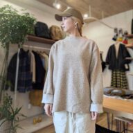 TIGRE BROCANTE(ティグルブロカンテ)ウールパイル編み長袖/2color