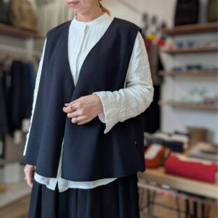 cafune(カフネ)ウーレットジレ/2color