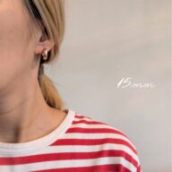 GISEL B.(ジゼル･べー)ゴールドフープピアス/15mmタイプ