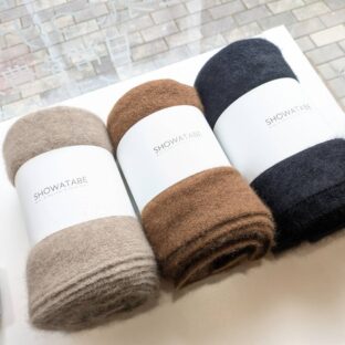 SHOWATABE(ショーワタベ)ラクーンマフラー/3color