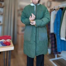 SLOW HANDS(スローハンズ)リバーシブルロングダウン/2color