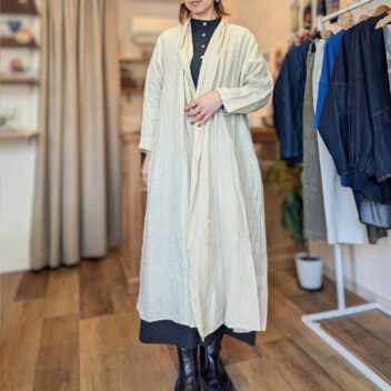 Linen Ya(リネンヤ)リネンショールカラーコート