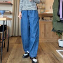 NARU Factory(ナルファクトリー)8ozムラデニム ノッポパンツ/2color