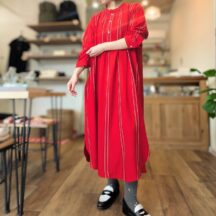 SLOW HANDS(スローハンズ)レーヨンロングワンピース